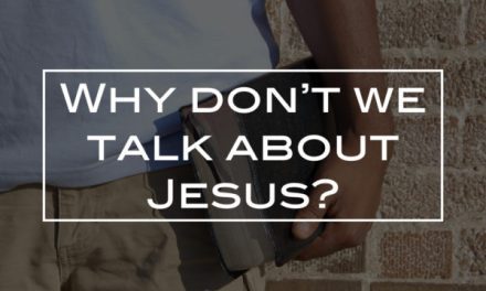Why don’t we talk about Jesus?