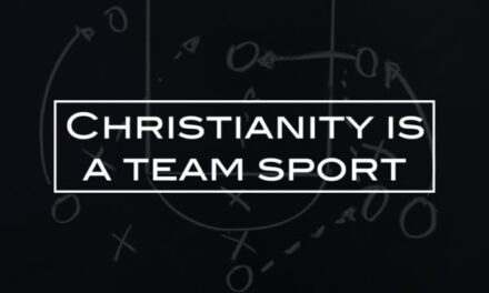 Christianity is a team sport