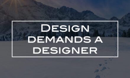 Design demands a designer